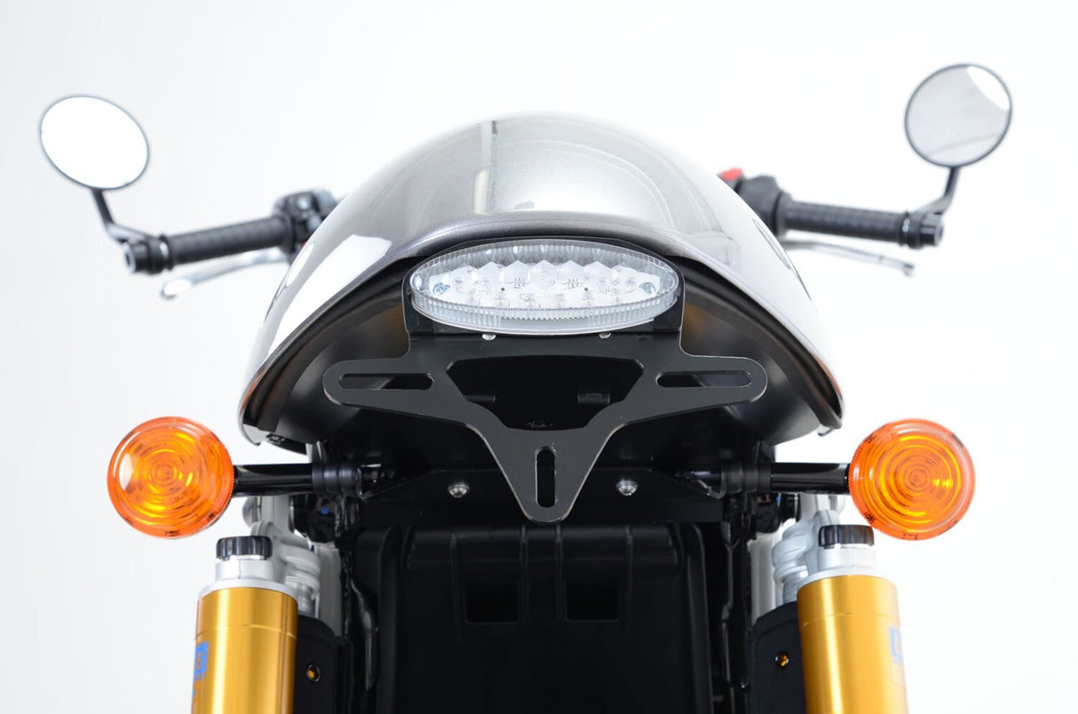 R&G Racing Tail Tidy License Plate Holder Black for Triumph Thruxton 1200/Thruxton 1200 R 16-18 and Thruxton 1200 RS 20-24