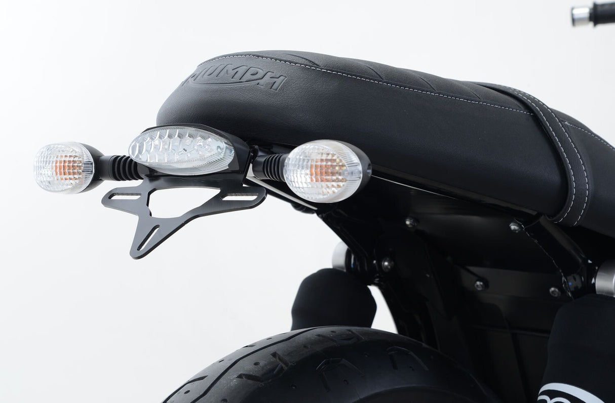 R&G Racing Tail Tidy License Plate Holder Black for Triumph Street Twin 16-18