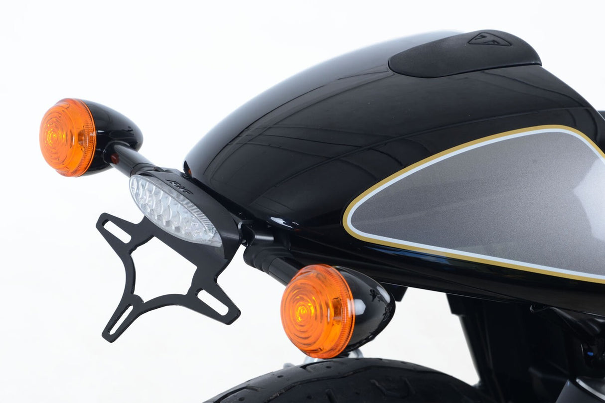 R&G Racing Tail Tidy License Plate Holder Black for Triumph Street Cup 17-18