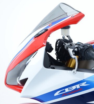 R&G Racing Mirror Blanking Plates Black for Honda CBR1000RR Fireblade 12-16/CBR1000RR SP 14-16