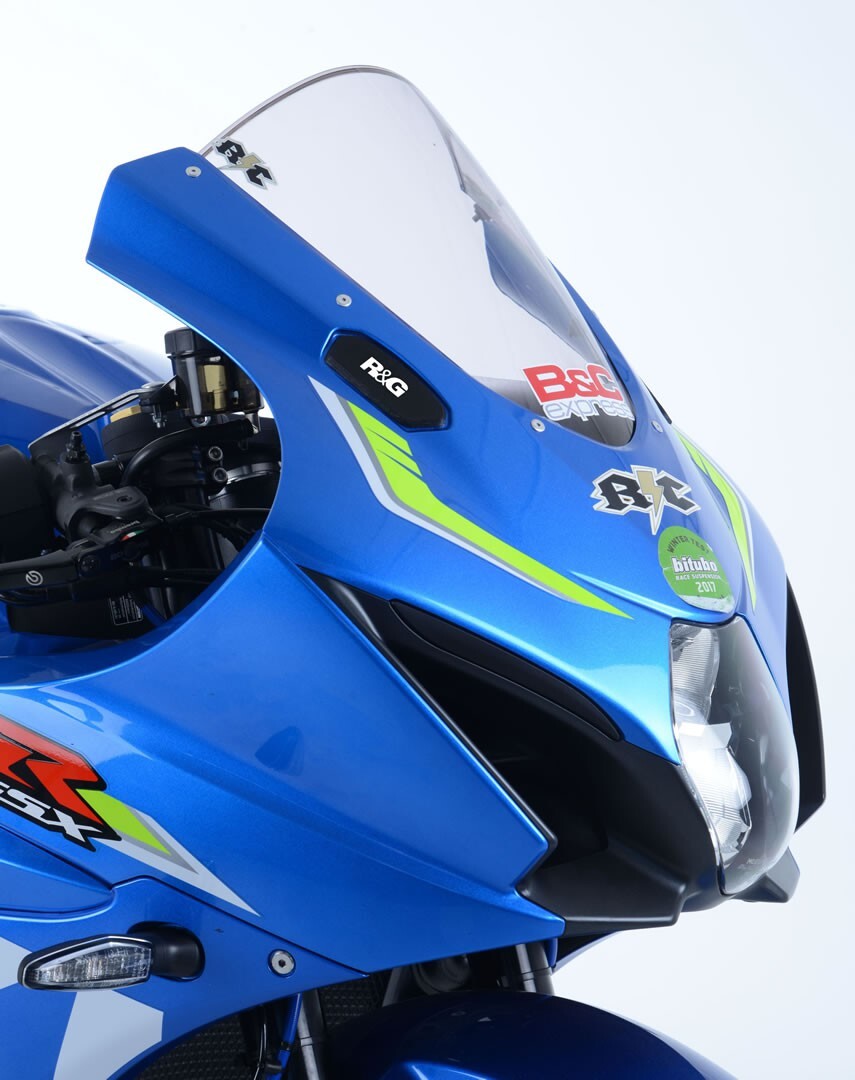 R&G Racing Mirror Blanking Plates Black for Suzuki GSX-R1000/GSX-R1000R 17-20