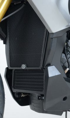 R&G Racing Radiator Guard Black for Aprilia Caponord 1200 13-18