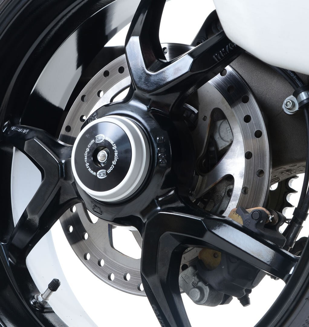 R&G Racing Spindle Blanking Kit Black/Silver for Ducati Multistrada 1200/Multistrada 1200 Gran Turismo