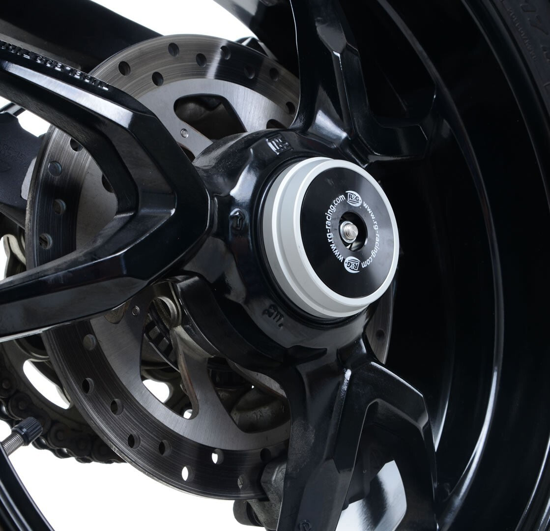 R&G Racing Spindle Blanking Kit Black/Silver for Ducati Multistrada 1200/Multistrada 1200 Gran Turismo