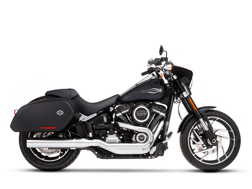 Rinehart Racing RIN-500-1230C 4" Slip-On Muffler Chrome w/Chrome End Cap for Sport Glide 18-Up