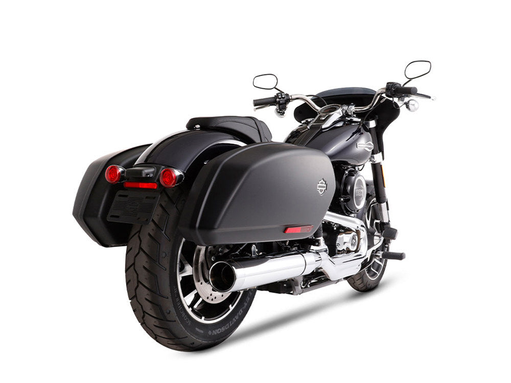 Rinehart Racing RIN-500-1230C 4" Slip-On Muffler Chrome w/Chrome End Cap for Sport Glide 18-Up