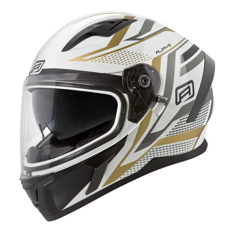 Rjays Apex III Ignite White/Gold Helmet - EasyR