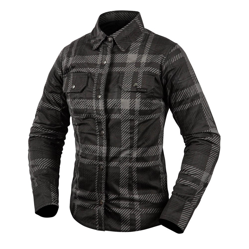 Rjays Regiment 2 Black/Grey Womens Riding Shirt