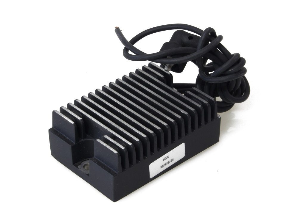 Rick's Motorsport Electrics RME-10-913B Regulator Black for Harley-Davidson Softail 89-99/Dyna 91-98/FXR 89-98/Touring 89-96