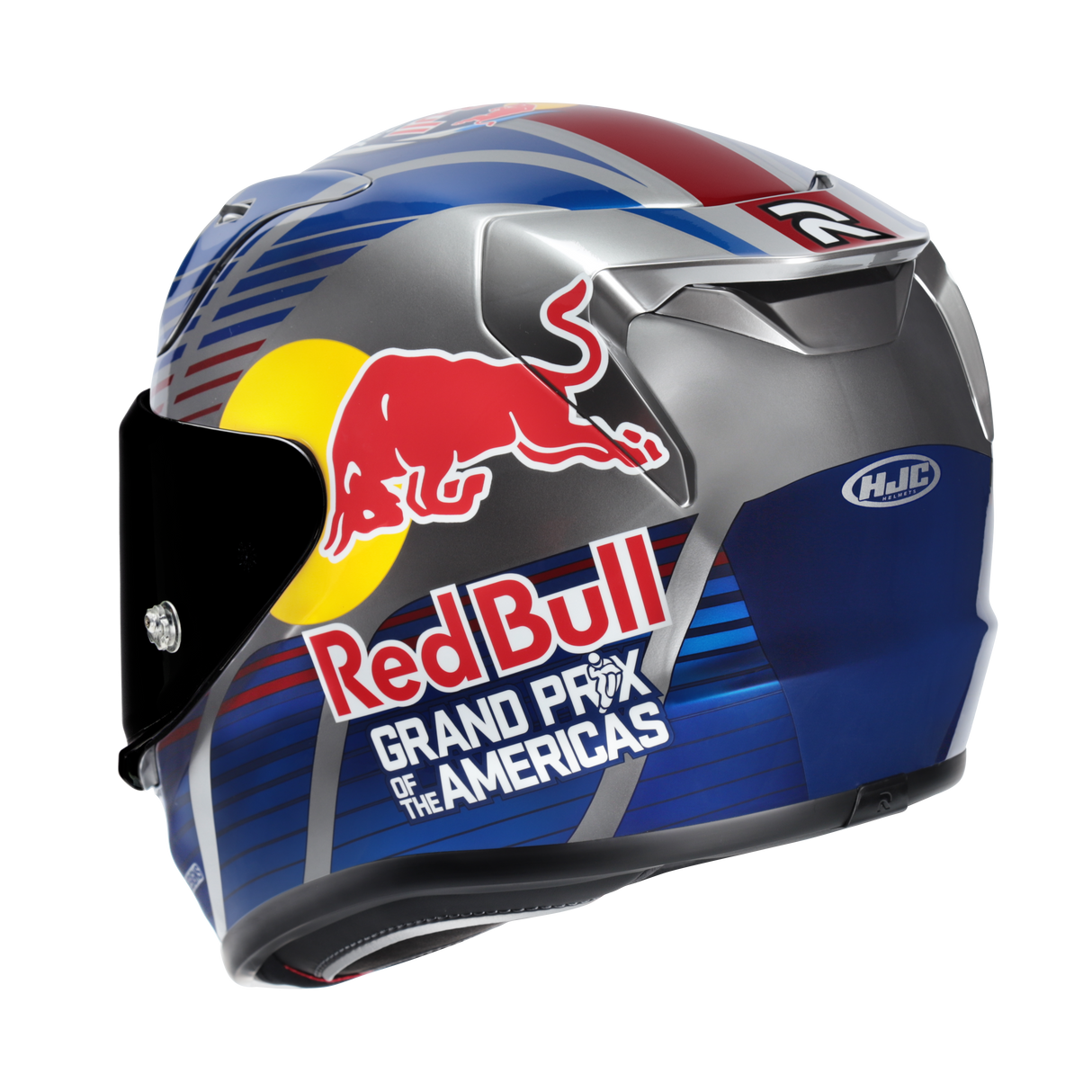 HJC RPHA 12 Red Bull Austin GP2 MC-21 Helmet