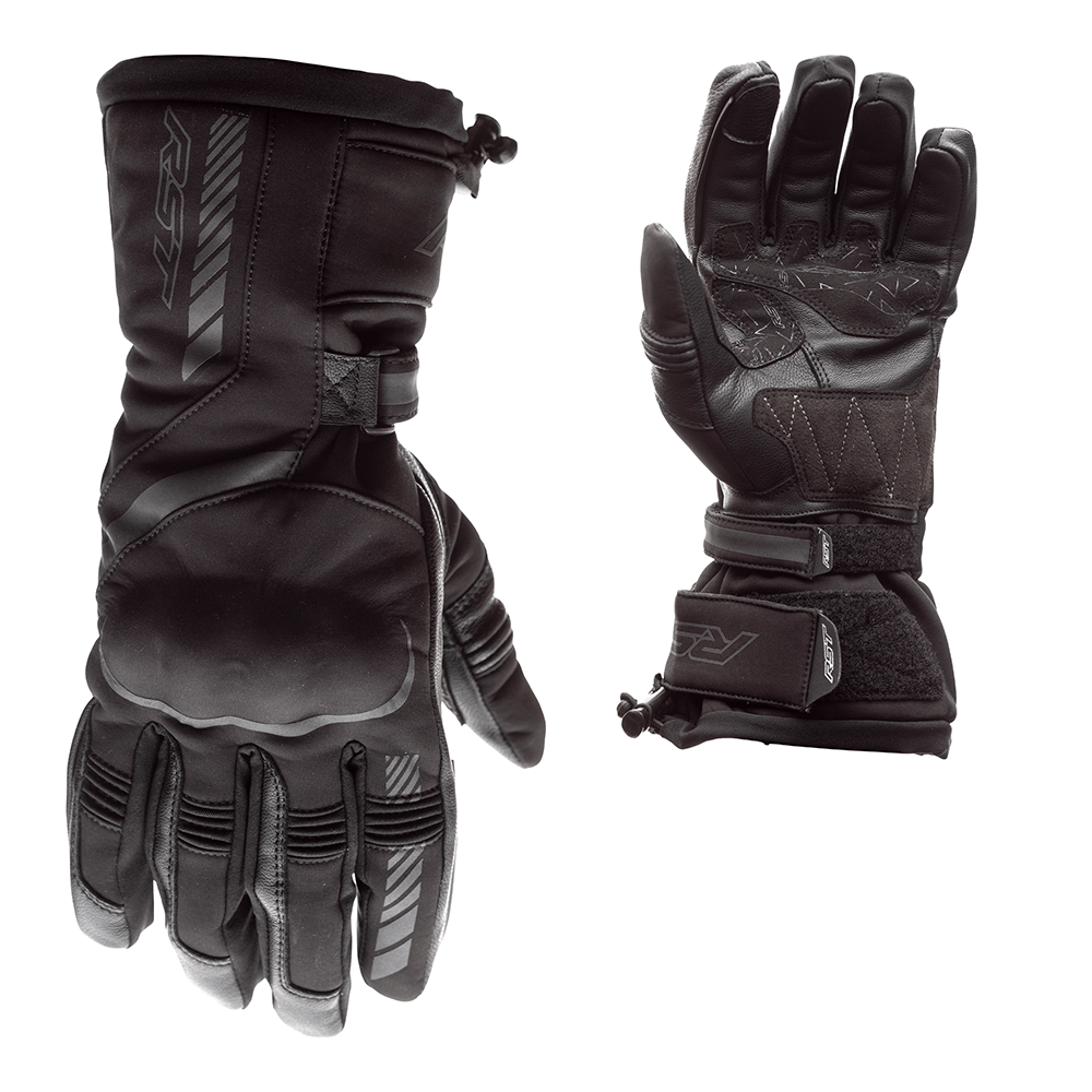RST Atlas CE Waterproof Black Gloves