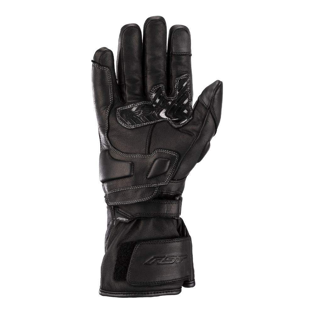 RST Storm 2 Leather CE WP Black Gloves