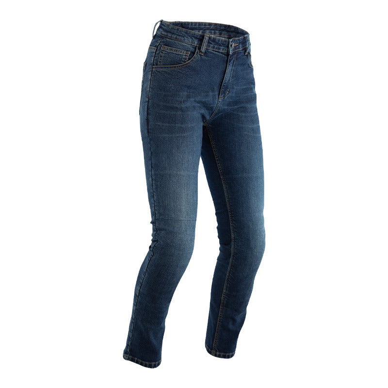 RST Tapered-Fit CE Blue Womens Reinforced Jeans