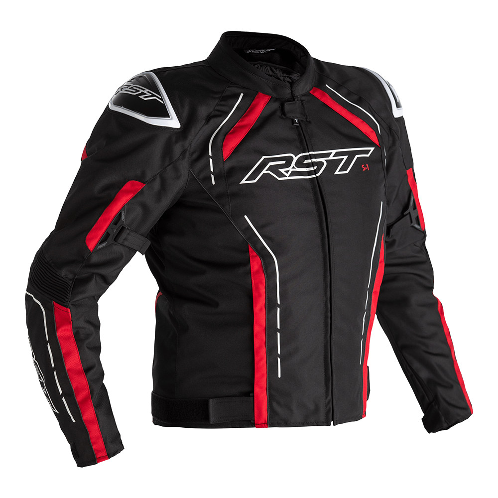 RST S-1 CE Black/Red Textile Jacket