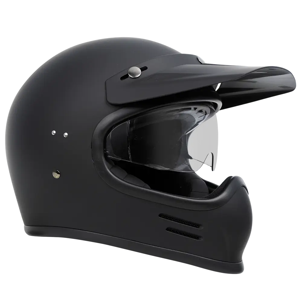RXT Heritage Matte Black Helmet
