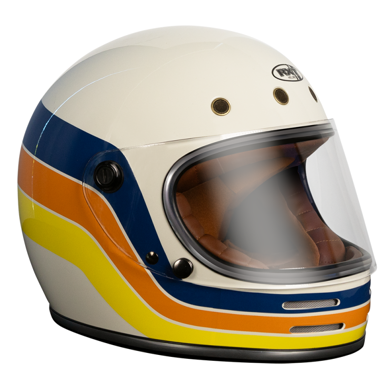 RXT 751 Stone Classic Stripe Gloss Helmet
