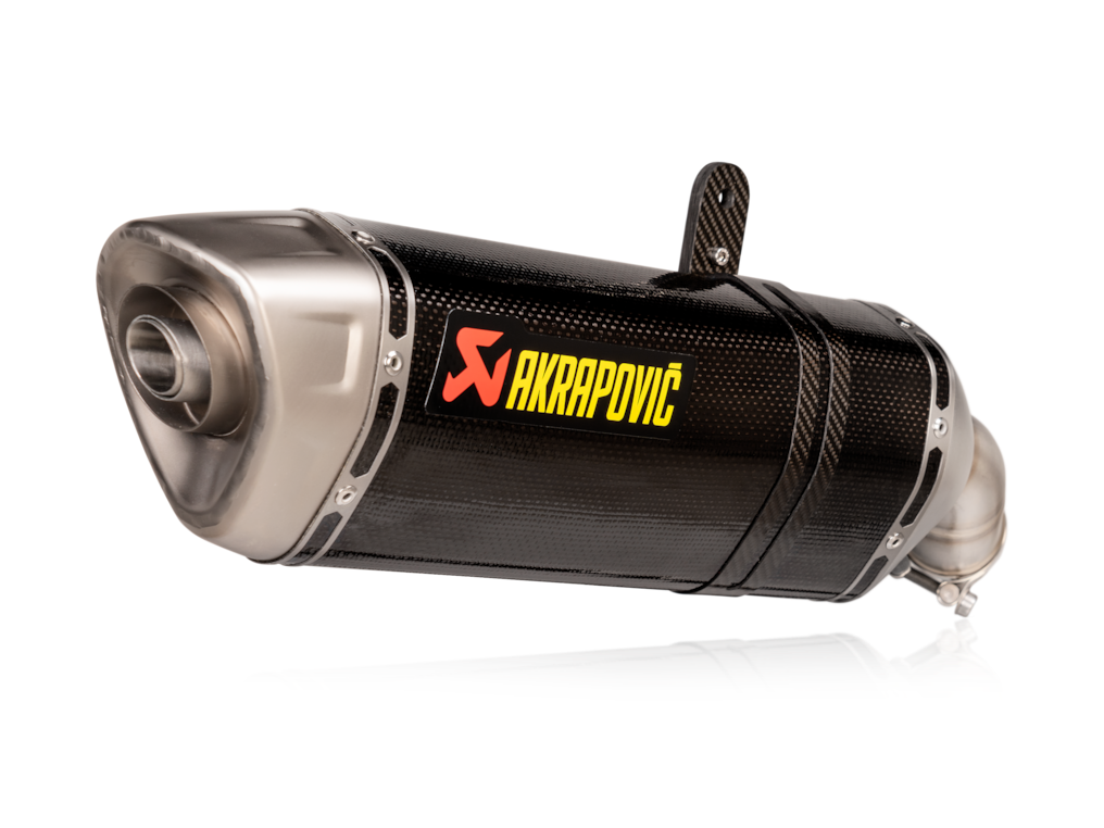 Akrapovic S-K4SO8-HRC Slip-On Line Carbon Muffler System for Kawasaki Ninja ZX-4R 23-Up