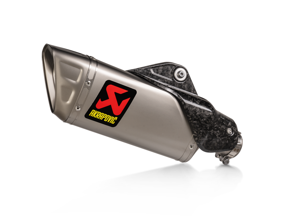 Akrapovic S-Y10SO20-HAPLT Slip-On Line Titanium Muffler System for Yamaha MT-10 22-24