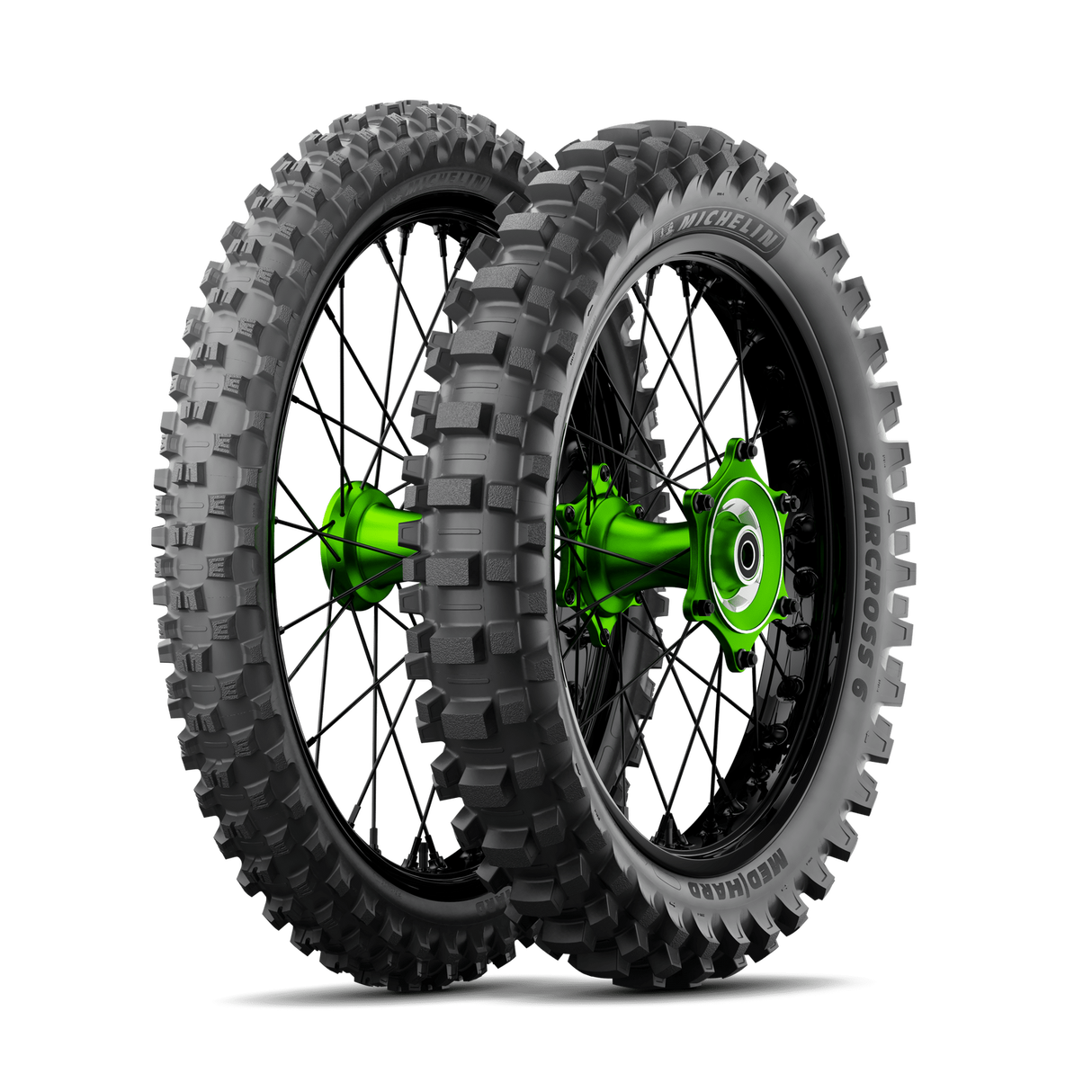 Michelin Starcross 6 Medium/Hard Rear Tyre 100/90-19 57M Tube Type - EasyR