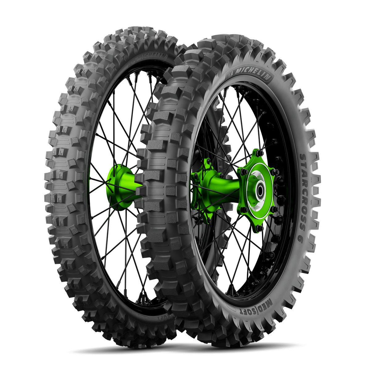 Michelin Starcross 6 Medium/Soft Rear Tyre 100/90-19 57M Tube Type - EasyR