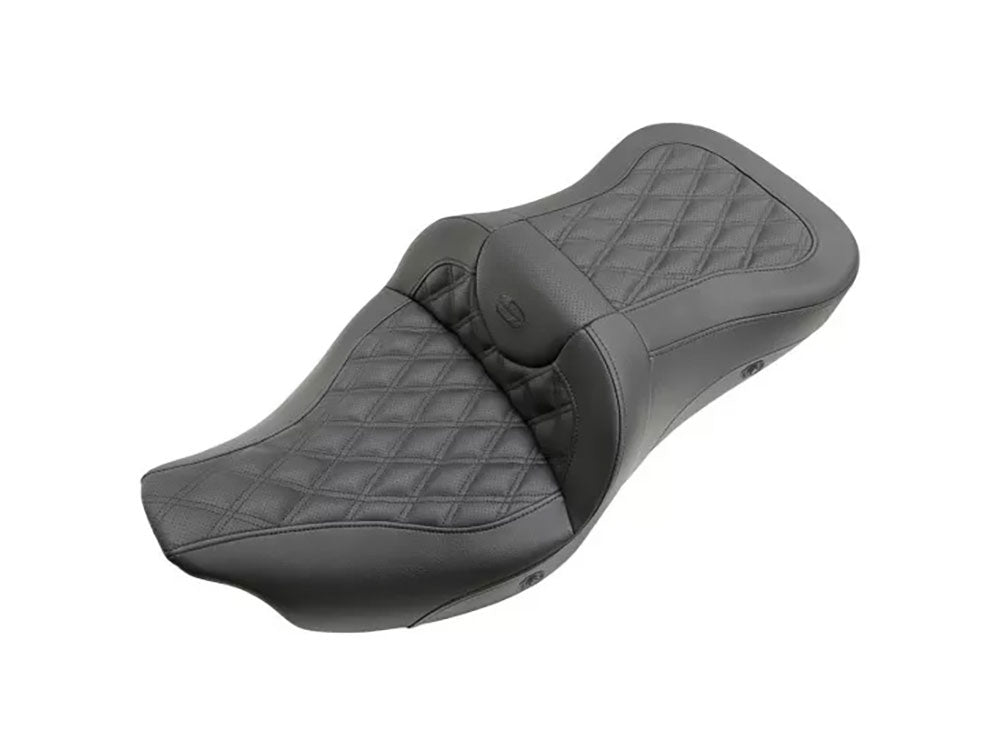 Saddlemen SAD-808-07B-184HCT Heated Extended Reach Roadsofa LS Dual Seat for most Harley-Davidson Touring 08-24