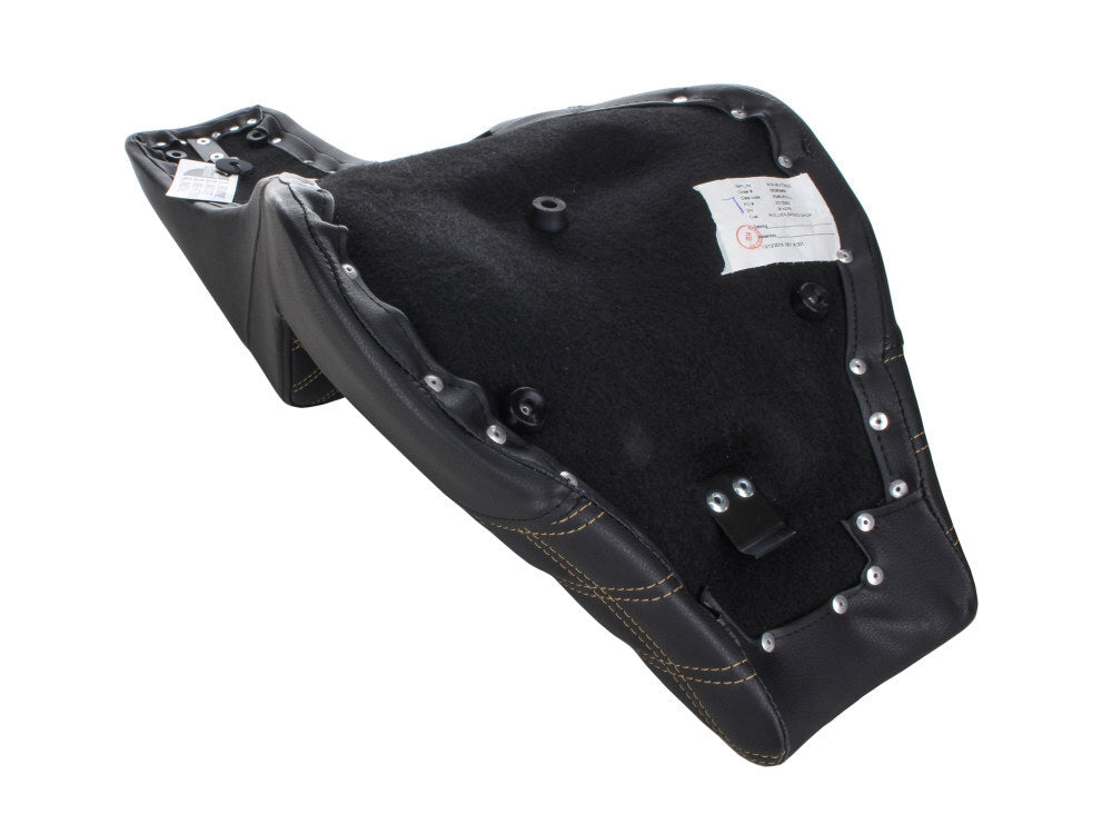Saddlemen SAD-818-30-172GO Step-Up LS Dual Seat w/Gold Double Diamond Lattice Stitch for Harley-Davidson Softail Street Bob 18-Up/Standard 20-Up