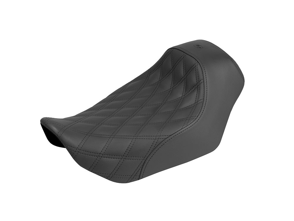 Saddlemen SAD-822-11-002LS Renegade LS Solo Seat w/Black Double Diamond Lattice Stitch for Harley-Davidson Nightster 975 22-Up