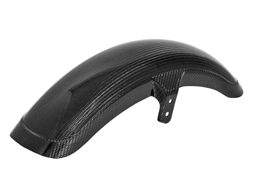 Saddlemen SAD-CF-8-0002 Carbon Front Fender Gloss Finish for Harley-Davidson Mid-Glide Dyna 06-17/Softail Street Bob 18-Up/Standard 20-24 w/19" Front Wheel/also fits Softail Low Rider S 20-Up/Low Rider ST 22-Up w/Adapter