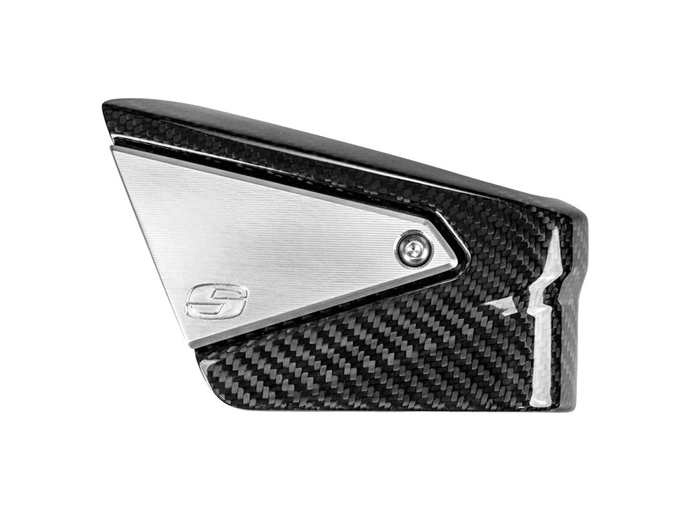 Saddlemen SAD-CF-8-0007 Carbon Coil Cover Gloss Finish for Harley-Davidson Softail 18-Up/CVO Touring 23-Up/Street Glide/Road Glide 24-Up/Touring 25-Up