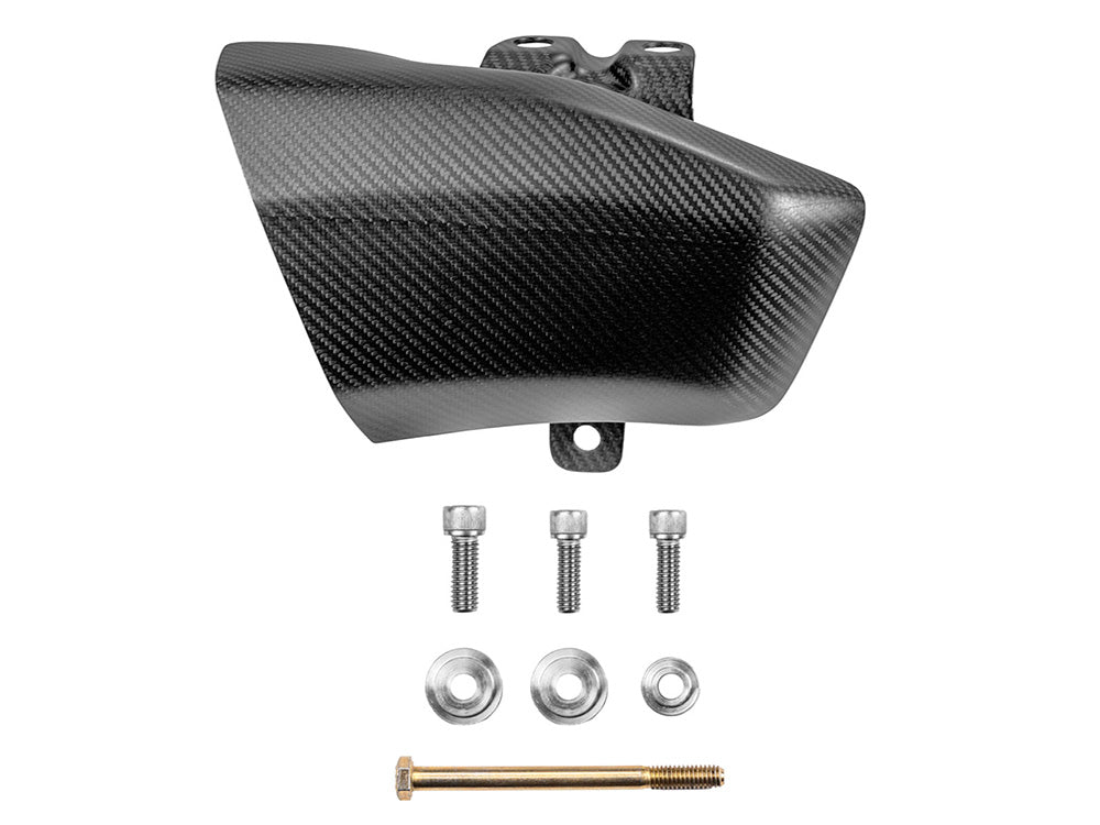 Saddlemen SAD-CF-817-07-001M Carbon Fiber Rear Cylinder Air Scoop Matte Finish for most Harley-Davidson Touring 17-24