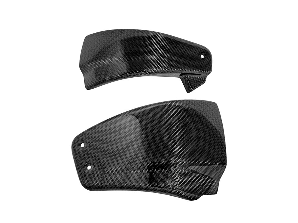 Saddlemen SAD-CF-818-001 Carbon Side Covers Gloss Finish for Harley-Davidson Softail 18-24 w/out Remote Preload Adjuster