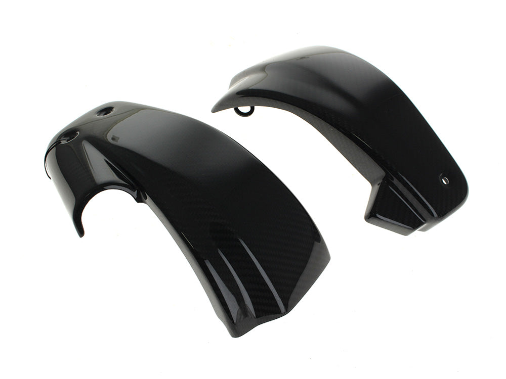 Saddlemen SAD-CF-818-002 Carbon Side Covers Gloss Finish for Harley-Davidson Softail 18-24 w/Remote Preload Adjuster