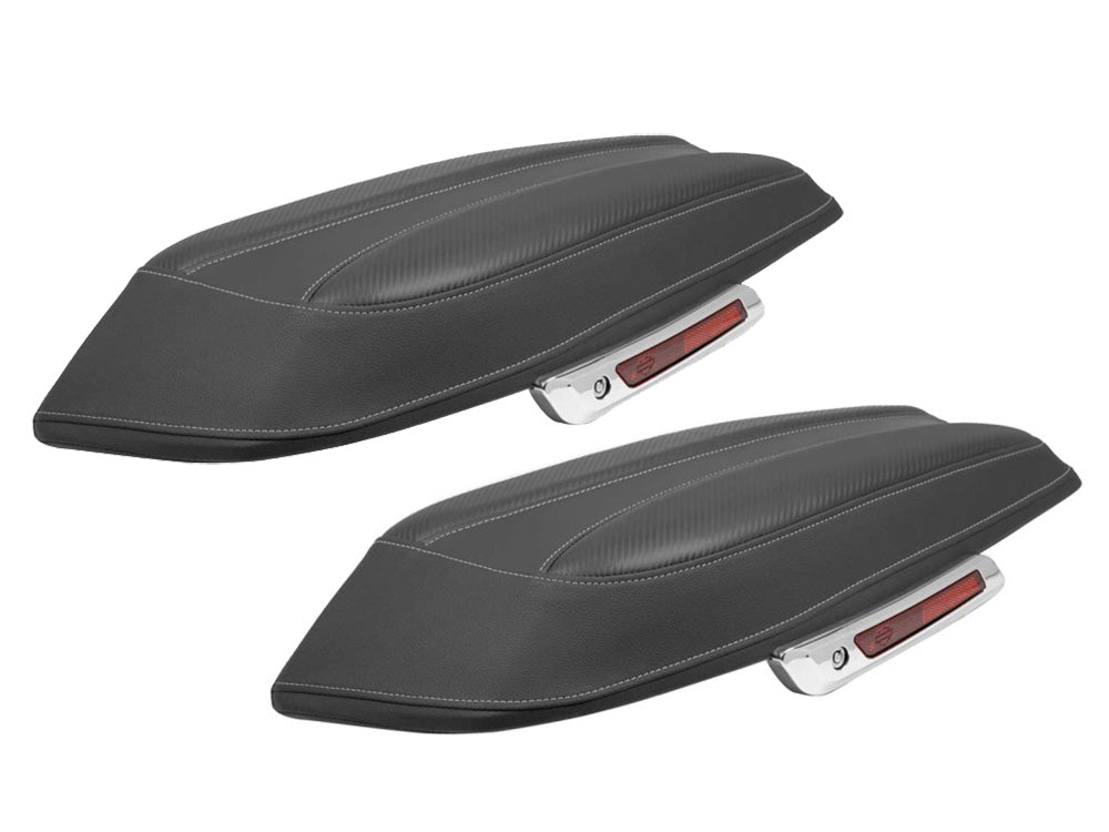 Saddlemen SAD-L870-23-D Dominator Saddlebag Lid Covers for Harley-Davidson CVO Touring 23-Up/Street Glide/Road Glide 24-Up/Touring 25-Up