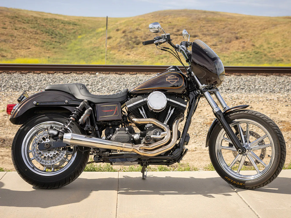 Saddlemen SAD-TS80604T Thrashin' Pro Series Tuck & Roll Dual Seat for Harley-Davidson Dyna 06-17