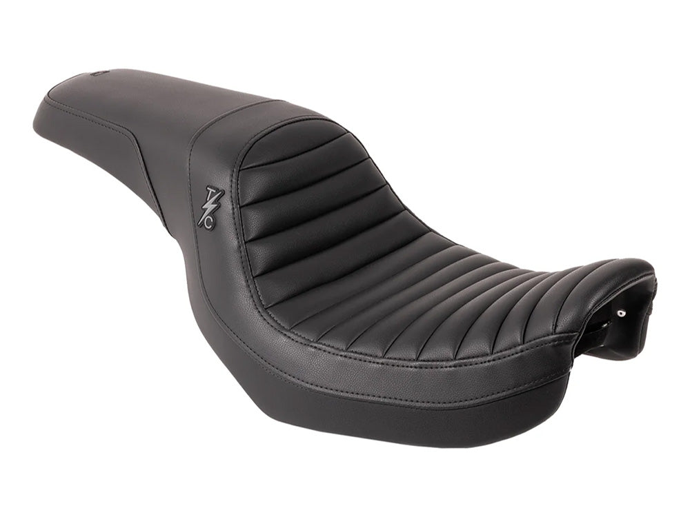 Saddlemen SAD-TS80604T Thrashin' Pro Series Tuck & Roll Dual Seat for Harley-Davidson Dyna 06-17