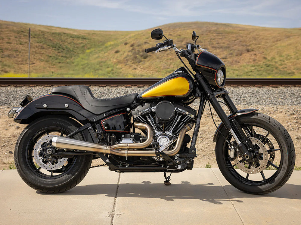 Saddlemen SAD-TS81829T Thrashin' Pro Series Tuck & Roll Dual Seat for Harley-Davidson Sport Glide/Low Rider 18-Up/Low Rider S 20-Up/Low Rider ST 22-Up