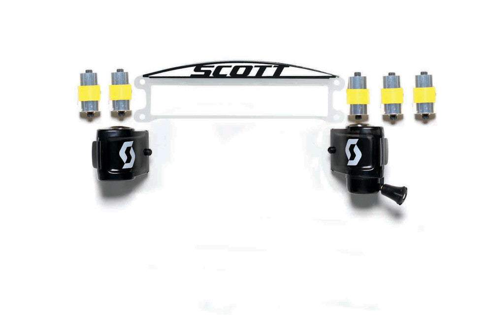 Scott Works Film System Kit w/Anti-Stick Grid Black for Hustle/Primal/Split OTG Goggles