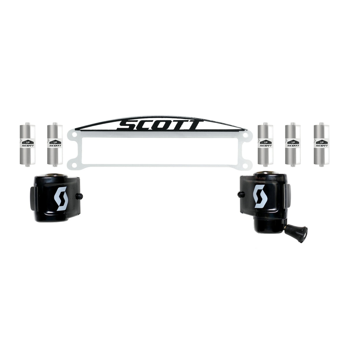Scott Works Film System Roll-Off Kit w/Anti-Stick Grid Black for Buzz Goggles