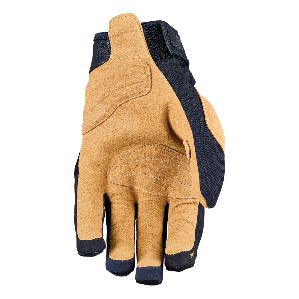 Five Scrambler Black/Tan Gloves