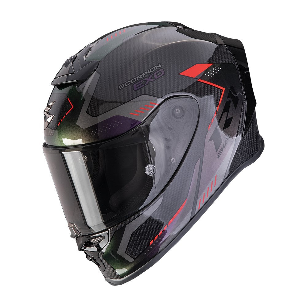 Scorpion EXO-R1 Evo Carbon Air Propel Black/Chameleon Helmet