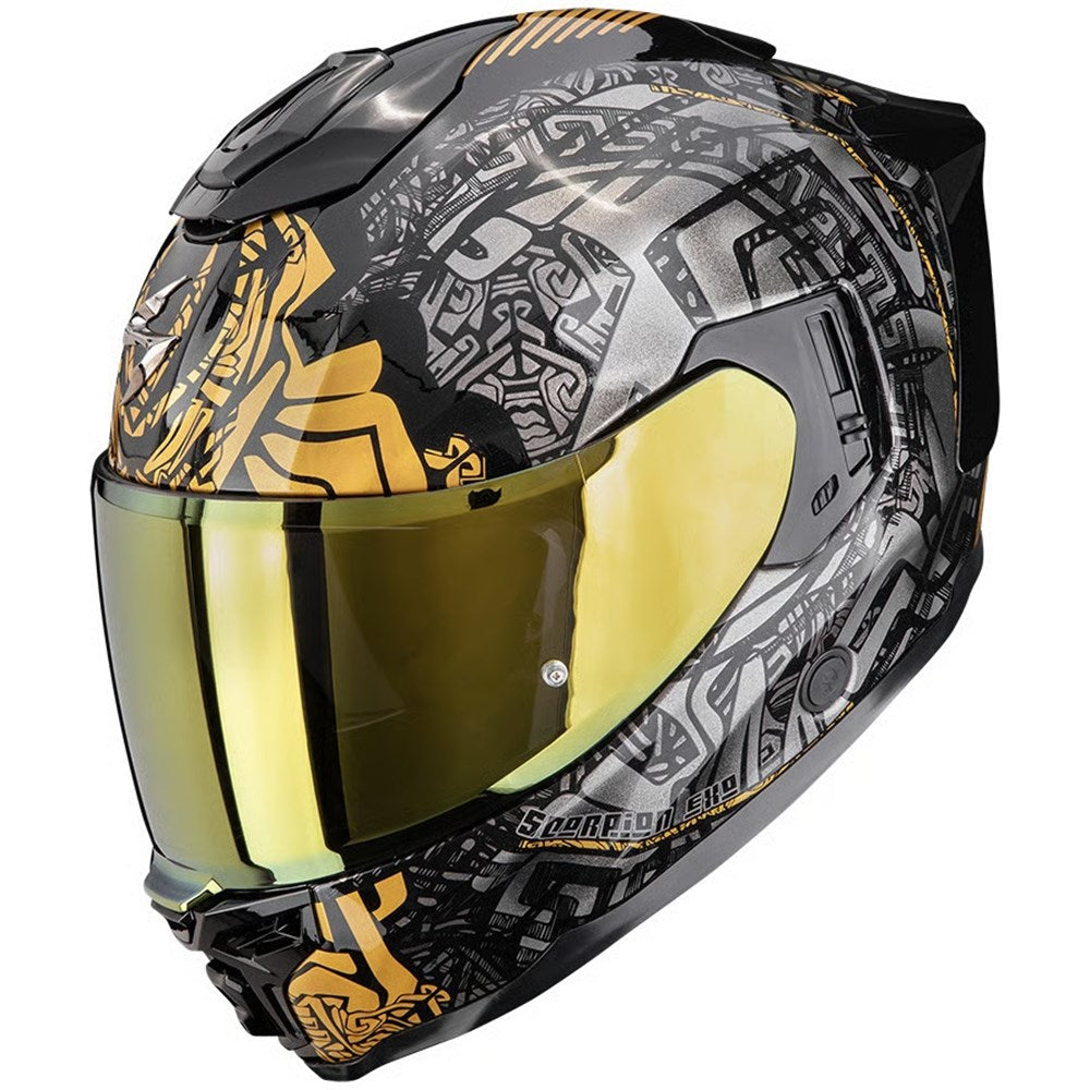 Scorpion EXO-1500 Air Apus Black/Grey/Gold Helmet