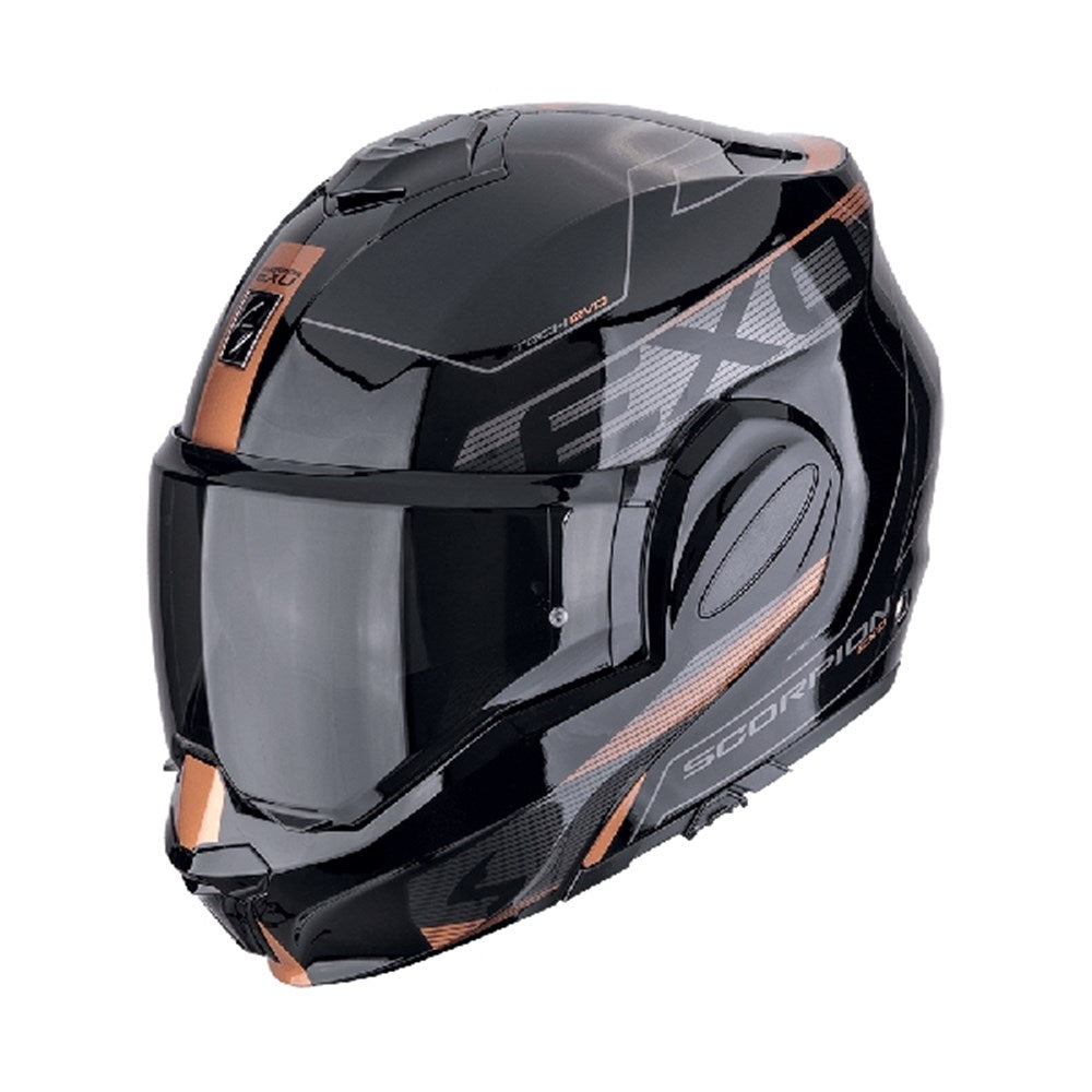 Scorpion EXO-Tech Evo Traveller Black/Copper Helmet