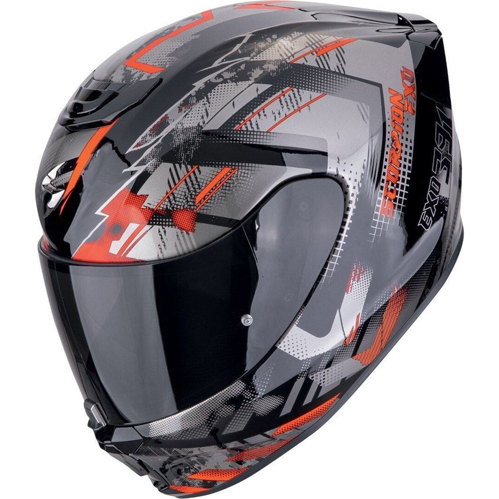 Scorpion EXO-391 Clutter Black/Red Helmet