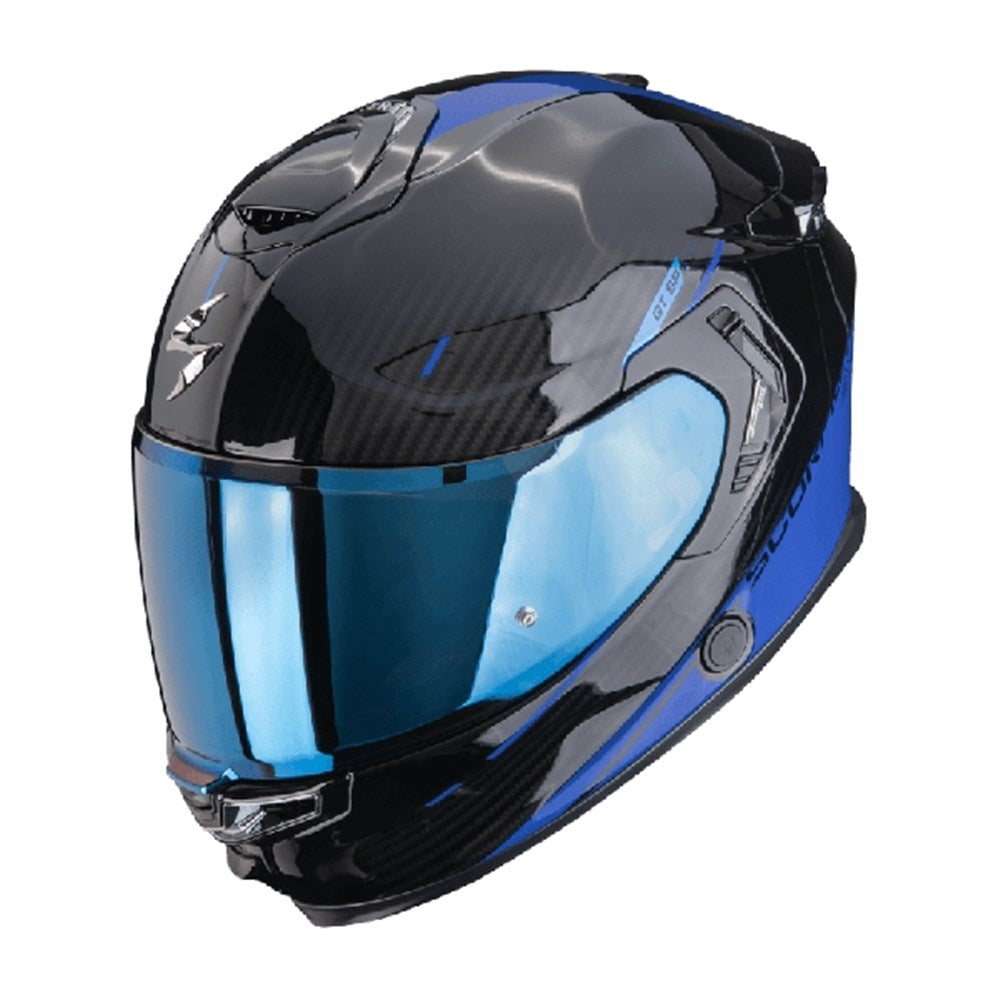 Scorpion EXO-GT SP Air Asphalt Black/Blue Helmet