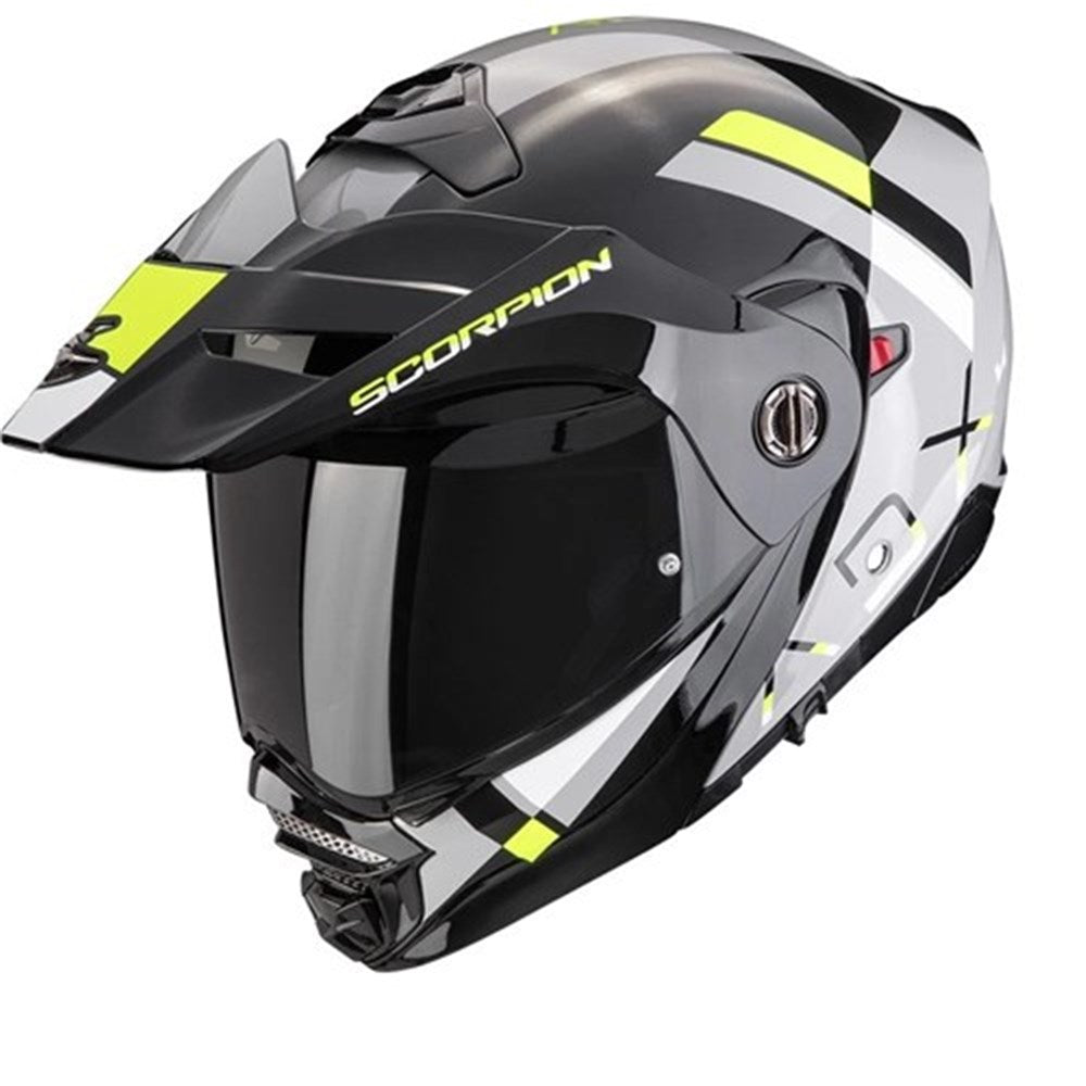 Scorpion ADX-2 Galane Grey/Black/Neon Yellow Helmet
