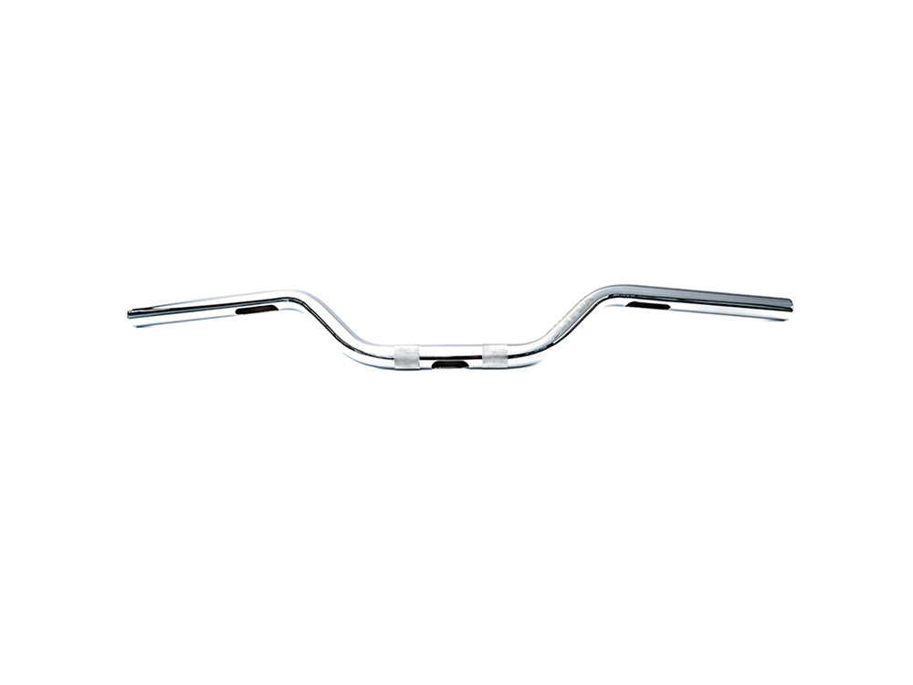Slyfox Performance SF-0601-6645 Mid Bend Handlebars Chrome for Harley-Davidson CVO Touring 23-Up/Street Glide/Road Glide 24-Up/Touring/Softail 25-Up