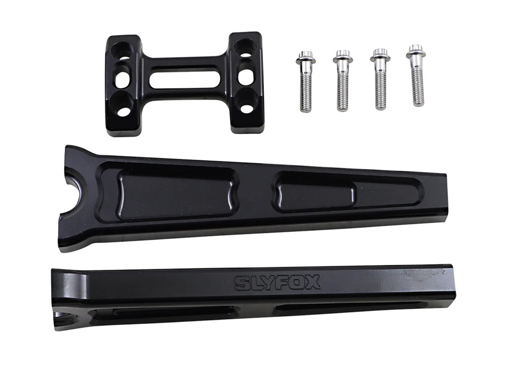 Slyfox Performance SF-0602-1161 10" Straight Risers Black for 1" Handlebar