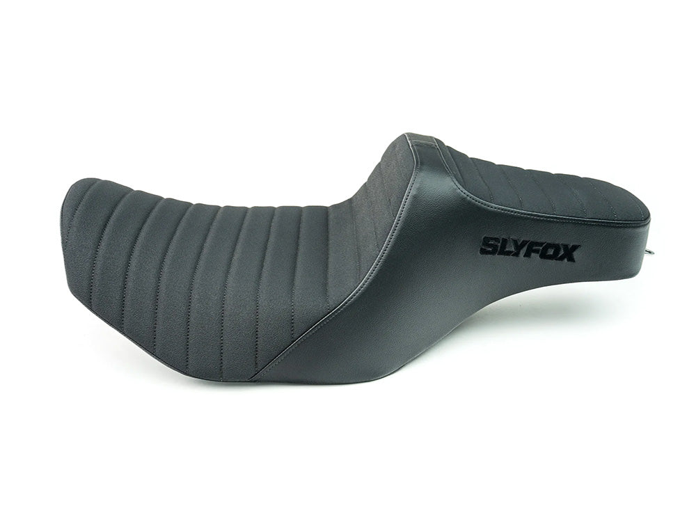 Slyfox Performance SF-0801-2056 Highnoon Tuck N Roll Dual Seat for Harley-Davidson CVO Touring 23-Up/Street Glide/Road Glide 24-Up/Touring 25-Up