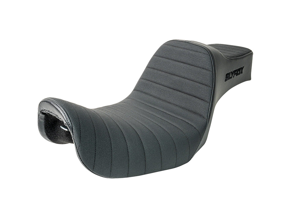 Slyfox Performance SF-0803-0754 Highnoon Tuck N Roll Dual Seat for Harley-Davidson Dyna 06-17