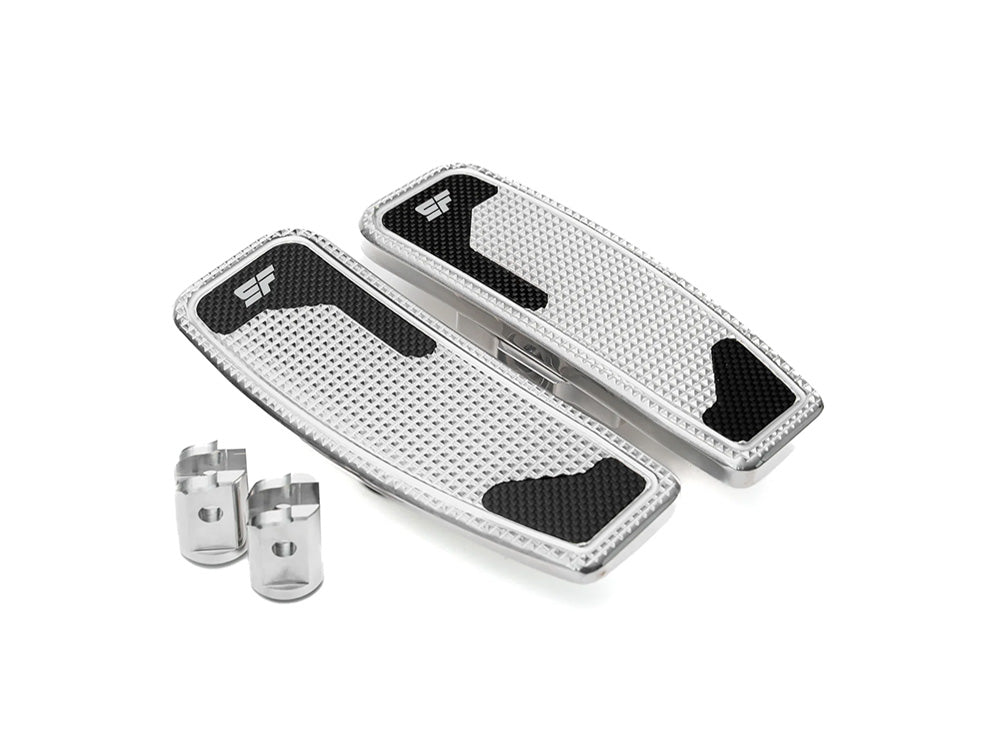 Slyfox Performance SF-1621-1157 Mini Front Floorboards Polished for Harley-Davidson Softail 18-Up